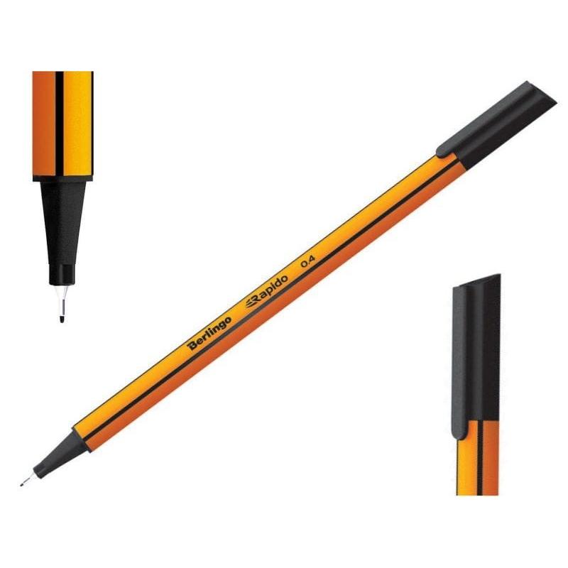BERLINGO CIENKOPIS RAPIDO CZARNY 0,4MM TRÓJKĄTNY