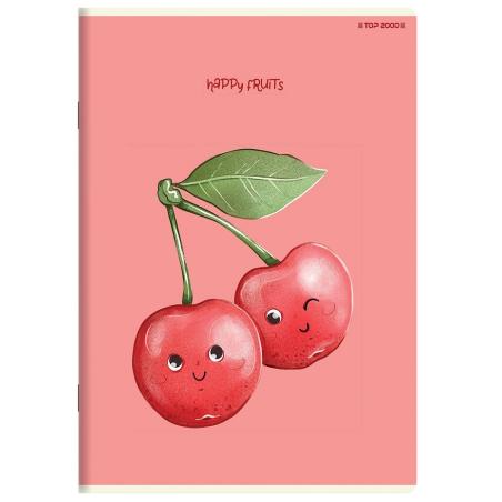Zeszyt A6 32k kratka Happy Fruits TOP2000