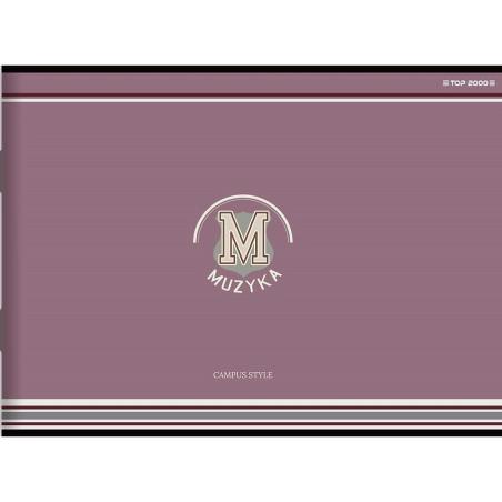 TOP ZESZYT MUZYKA A5 16K 5LINIA