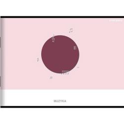 TOP ZESZYT MUZYKA A5 16K 5LINIA