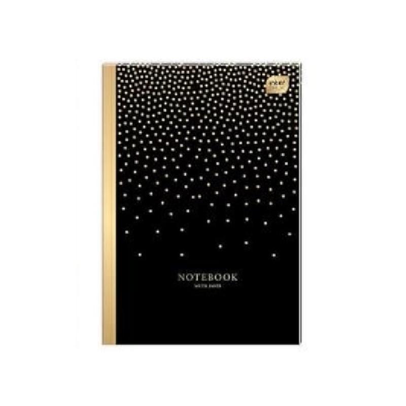 INTERDRUK Metallic Dots A5 Squared Notebook – 64 Sheets