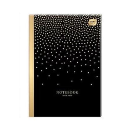 INTERDRUK Metallic Dots A5 Squared Notebook – 64 Sheets