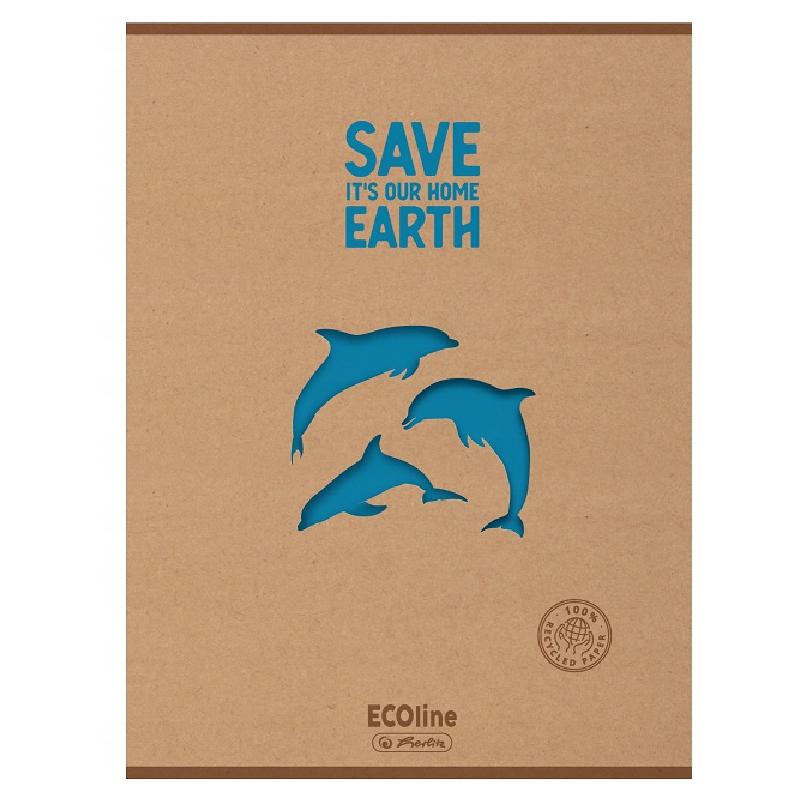 Клеєна чорнова осадка 96 еко ліній А5кр (ЕКО)