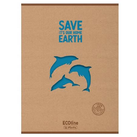 Клеєна чорнова осадка 96 еко ліній А5кр (ЕКО)