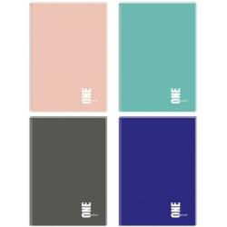 Brulion A4 96k kratka One Color (OC) INTERDRUK