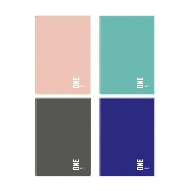 Brulion A4 96k kratka One Color (OC) INTERDRUK