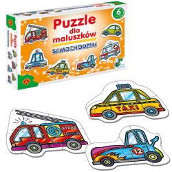 PUZZLE DLA MALUSZKÓW SAMOCHODZIKI