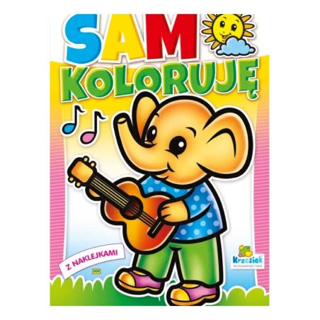 Kolorowanka sam koloruję KRZESIEK