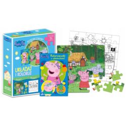 Свинка Пеппа - розстановка і забарвлення