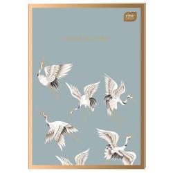 Zeszyt A4 96k kratka Metellic Satin Gold (SG) INTERDRUK