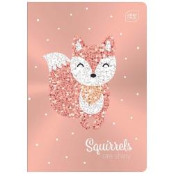 Zeszyt A5 16k trzykolorowe linie Shine Metallic (MeG) INTERDRUK