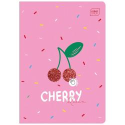 Zeszyt A5 32k kratka Zapachowy wiśnia/cherry INTERDRUK
