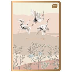 Zeszyt A5 80k kratka Satin Gold (SG) INTERDRUK