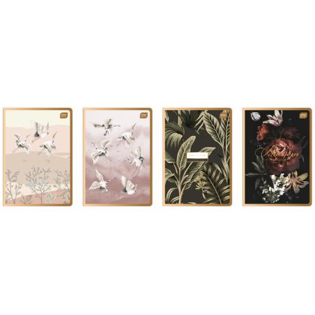 Zeszyt A5 80k kratka Satin Gold (SG) INTERDRUK