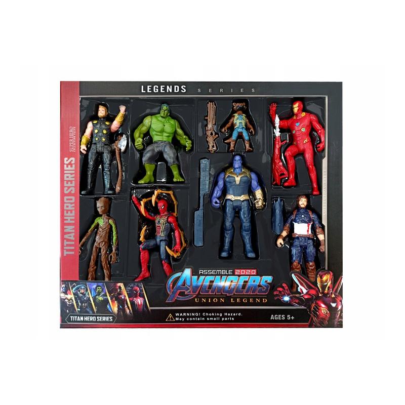 Figurki 8szt. AVENGERS Legends w kartonie HS-2503 MARVEL