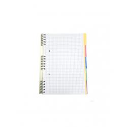 Kołozeszyt Student A4 100k kratka 5 przekładek TOP 2000