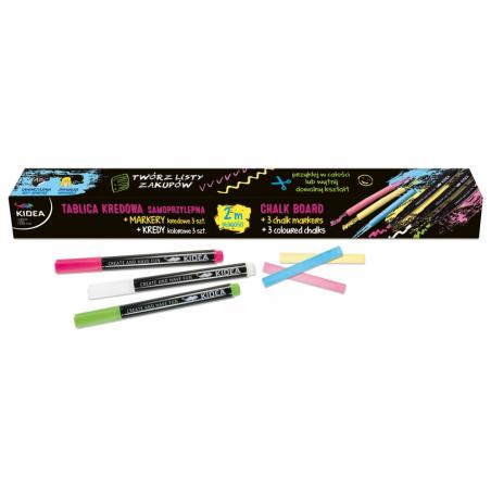 Встановіть самоклеючу дошку за допомогою маркерів kidea