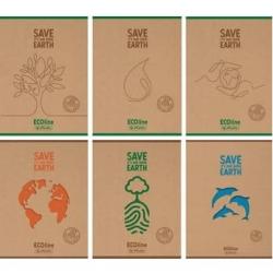 Клеєна чорнова осадка 96 еко ліній А5кр (ЕКО)