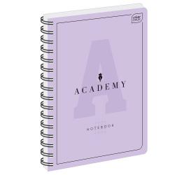 Kołozeszyt B5 100k kratka Academy Pastel (AC) INTERDRUK