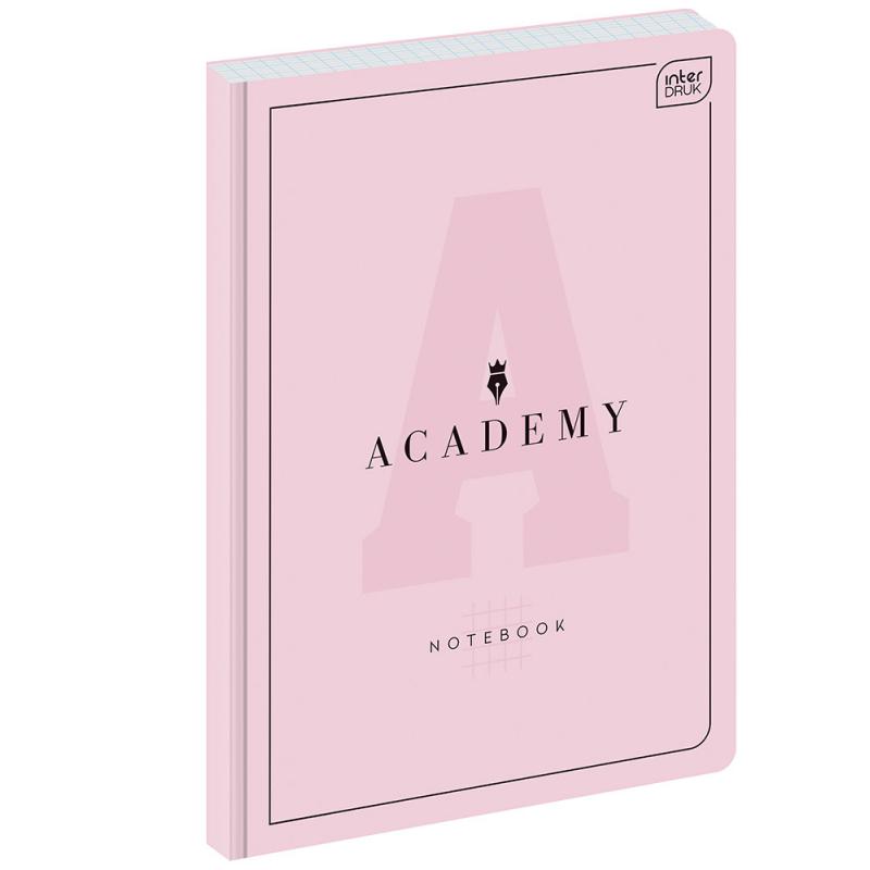 Brulion A4 96k kratka Academy Pastel (AC) INTERDRUK