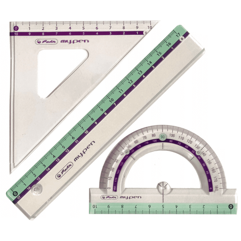Komplet geometryczny 3cz. My pen (1) pp HERLITZ