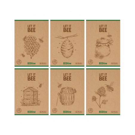 Zeszyt A5 60k kratka Eco Line pszczoły (ECO) HAMELIN