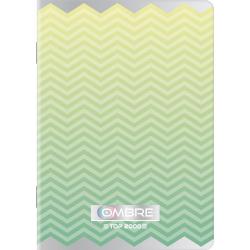 Zeszyt Ombre Powder A6 48k 70g kratka TOP2000
