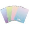 Zeszyt Ombre Powder A6 48k 70g kratka TOP2000