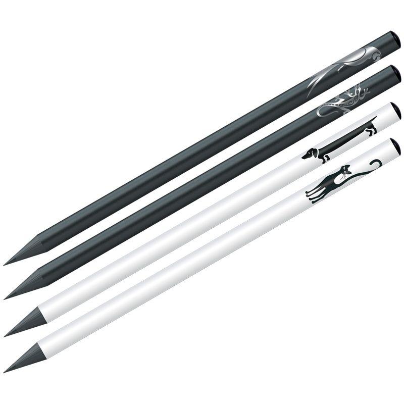 Ołówek Riddle HB czarne drewno okrągły BERLINGO