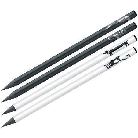 Ołówek Riddle HB czarne drewno okrągły BERLINGO