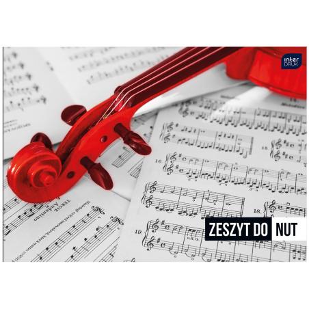 Zeszyt do nut A4 16k mix INTERDRUK