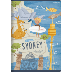 Zeszyt A5 16k Cities of the World kratka 70g TOP 2000