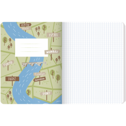 Zeszyt A5 16k Cities of the World kratka 70g TOP 2000