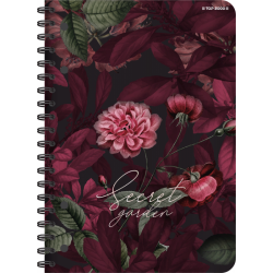 Kołozeszyt A4 80k Sscret Garden kratka 2022 TOP 2000