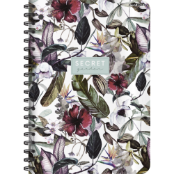 Kołozeszyt A4 80k Sscret Garden kratka 2022 TOP 2000