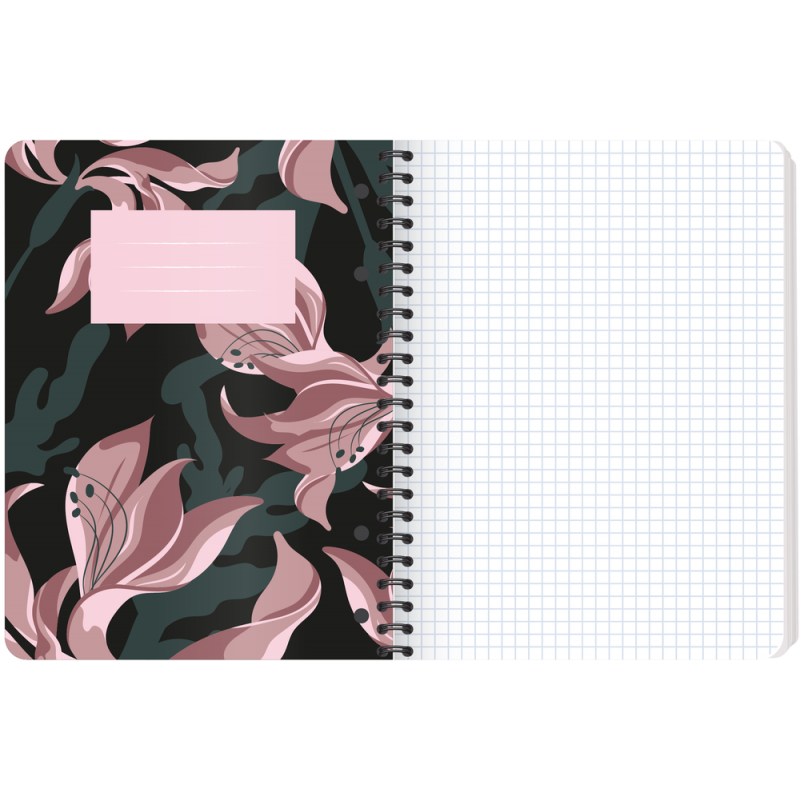 Kołozeszyt A4 80k Sscret Garden kratka 2022 TOP 2000