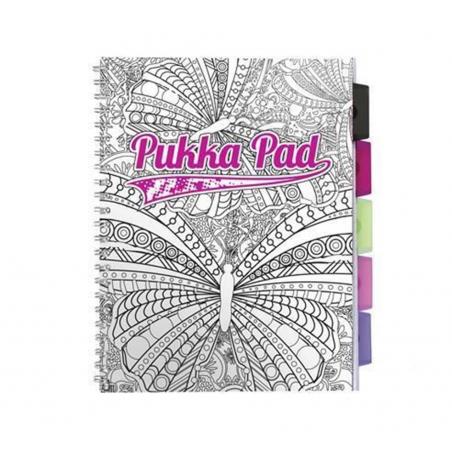 Projekt book colour in & personalise A4 100k kratka PUKKA PAD
