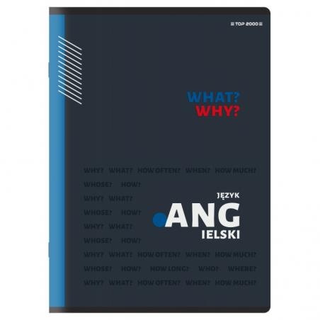 Zeszyt Język angielski A5 60k kratka TOP 2000