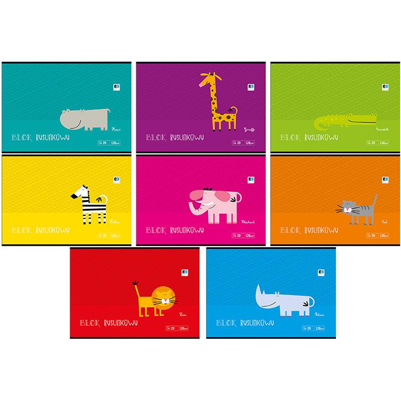 КРЕСЛЯРСЬКИЙ БЛОК A4/20 120G B&B ДИТЯЧИЙ ІНТЕРДРУК