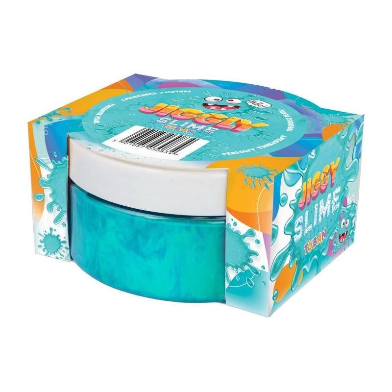Jiggly Slime turkusowy perłowy 200g TUBAN