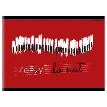 Zeszyt do muzyki A5 16k 5-linia TOP 2000