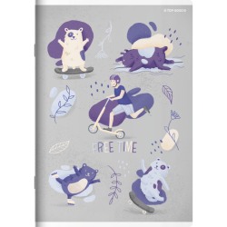 Zeszyt A5 32k Free&Wild kratka 70g TOP 2000