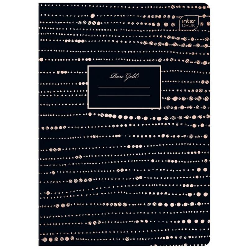 Zeszyt A5 60k linia Rose Gold Metallic (RGM) INTERDRUK