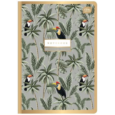 Zeszyt A5 96k kratka Metallic Gold (MG) INTERDRUK