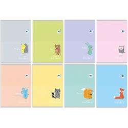 Zeszyt A5 16k trzy linie kolorowe B&B Kids pastel (BB) INTERDRUK