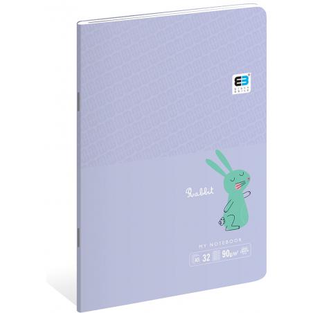 Zeszyt A5 16k trzy linie kolorowe B&B Kids pastel (BB) INTERDRUK