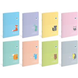 Zeszyt A5 16k trzy linie kolorowe B&B Kids pastel (BB) INTERDRUK