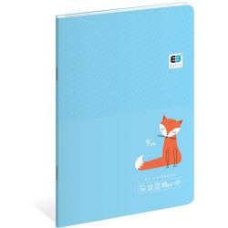 Zeszyt A5 16k trzy linie kolorowe B&B Kids pastel (BB) INTERDRUK