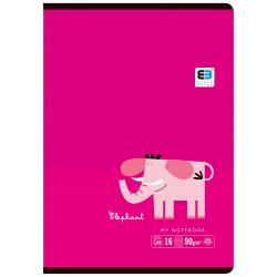 Zeszyt A5 16k trzy linia kolorowa kolorowa B&B Kids (BB) INTERDRUK