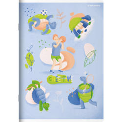 TOP ZESZYT A6 32K FREE&WILD KRATKA